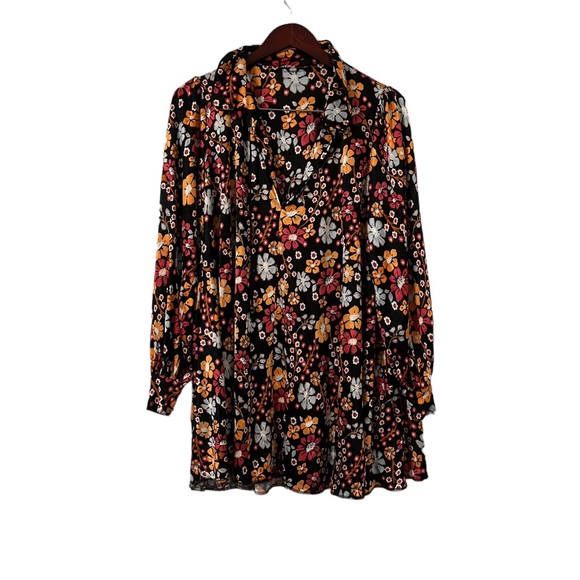 FREE PEOPLE Daisy Jane Floral Tunic Dress - Picture 8 of 8